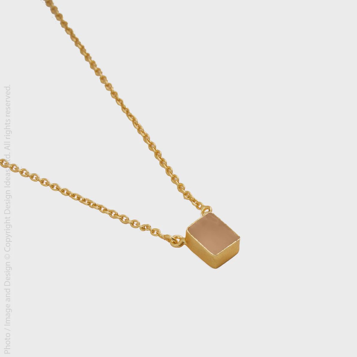 Senja Necklace Rose Quartz