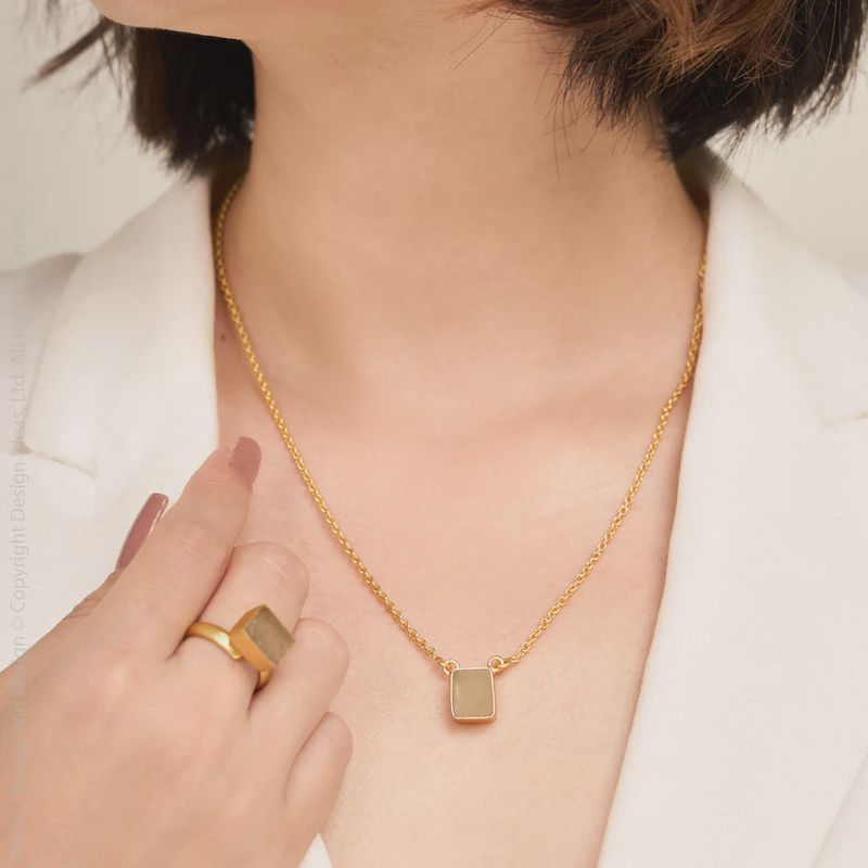 Senja Necklace Lemon Quartz