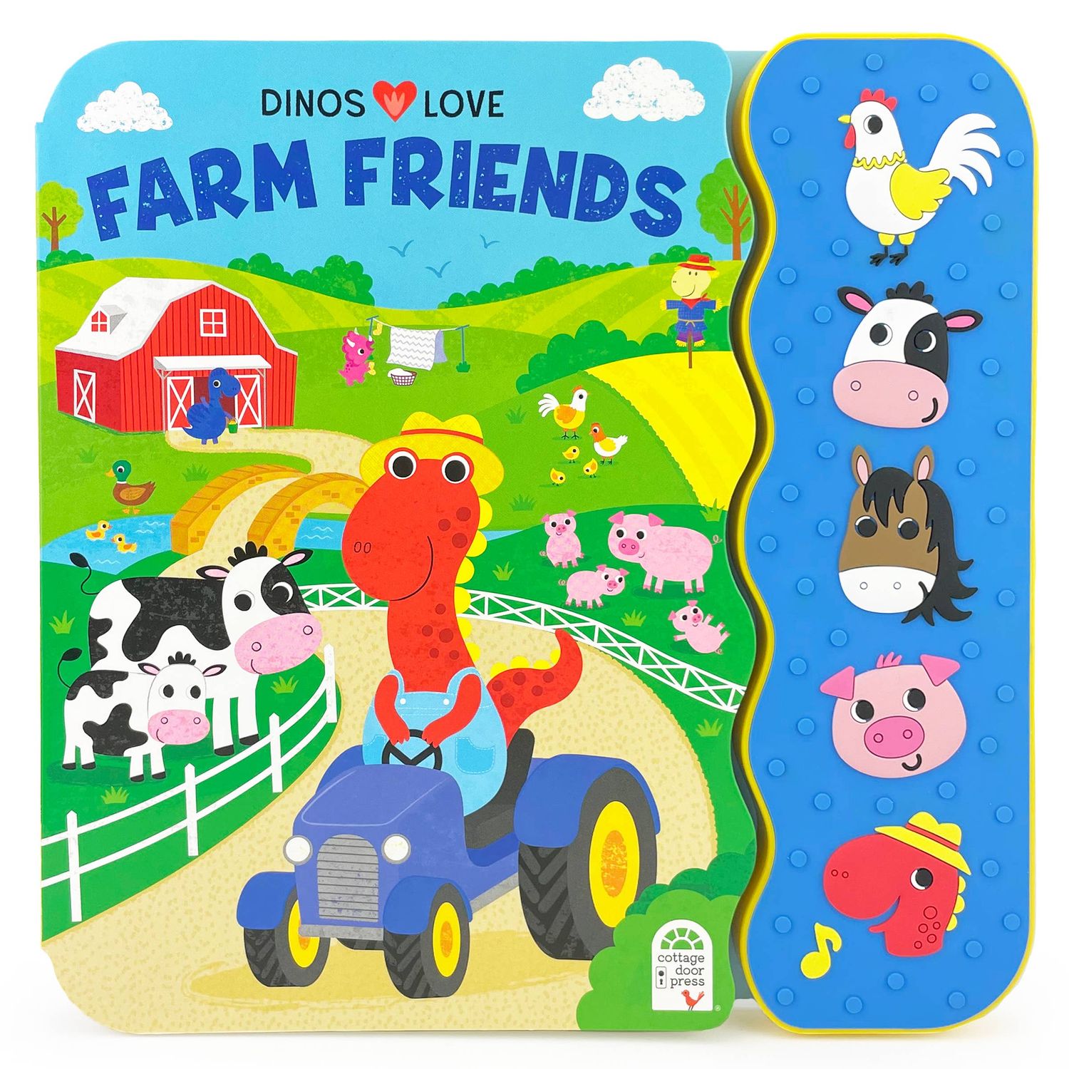 Dinos Love Farm Friends Dinosaur &amp; Farm Sound Book