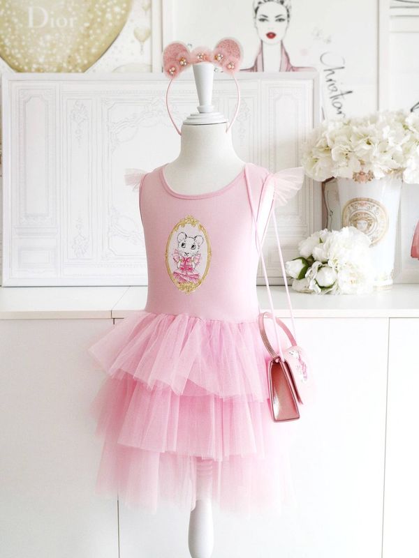 Claris The Chicest Mouse in Paris™ Fashion Dress, 3-4 Years
