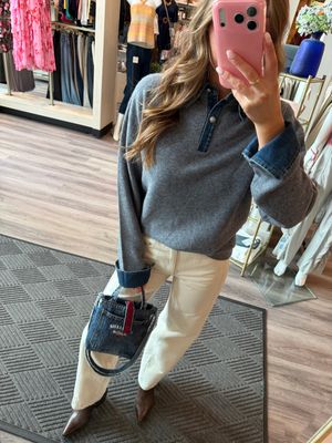 Swede Denim Sweater