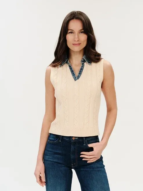 Monica Mix Media Vest