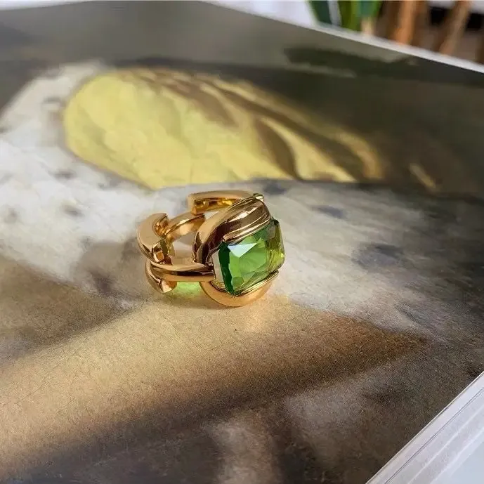 Green Gemstone Ring