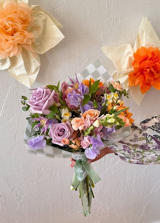 Mother's Day Wrapped Bouquet