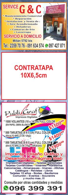 AVISO EN CONTRATAPA 10X6,5cm
