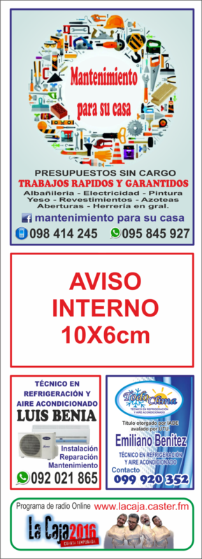 AVISO DE 1/4 PAGINA INTERNO DE 10X6cm