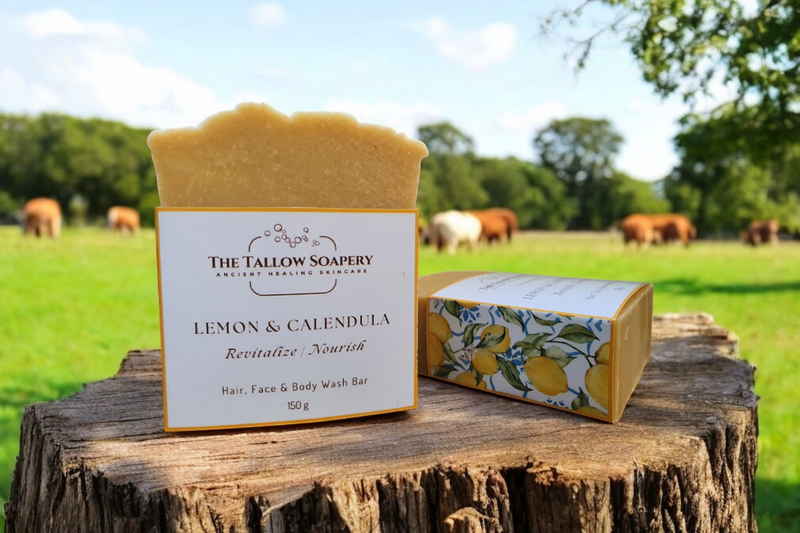 Lemon &amp; Calendula: Face &amp; Body Bar