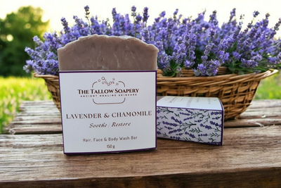 Lavender &amp; Chamomile: Face &amp; Body Bar