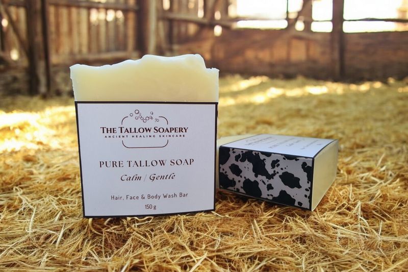 Pure Tallow: Face &amp; Body Bar (Unscented)