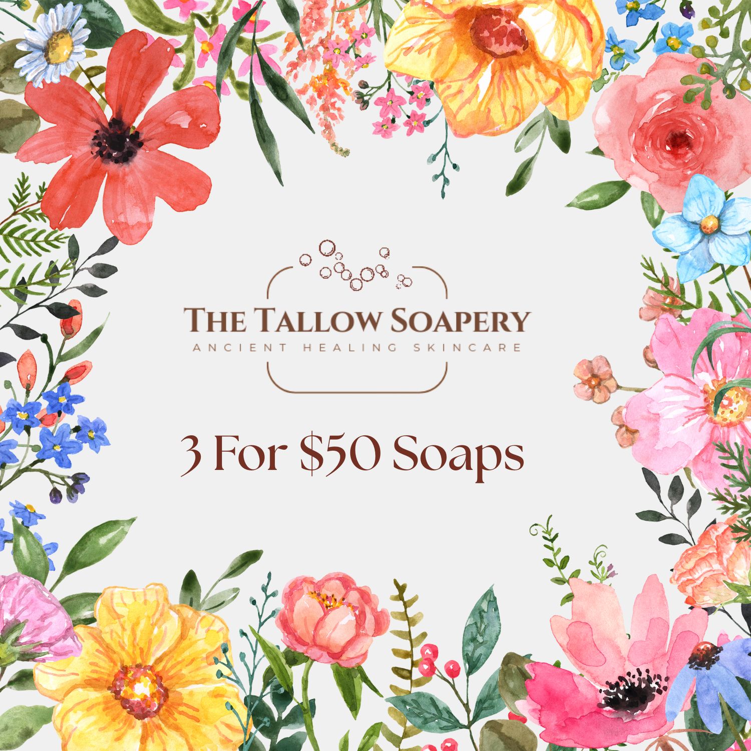 Soap Bundle: 3 for $50