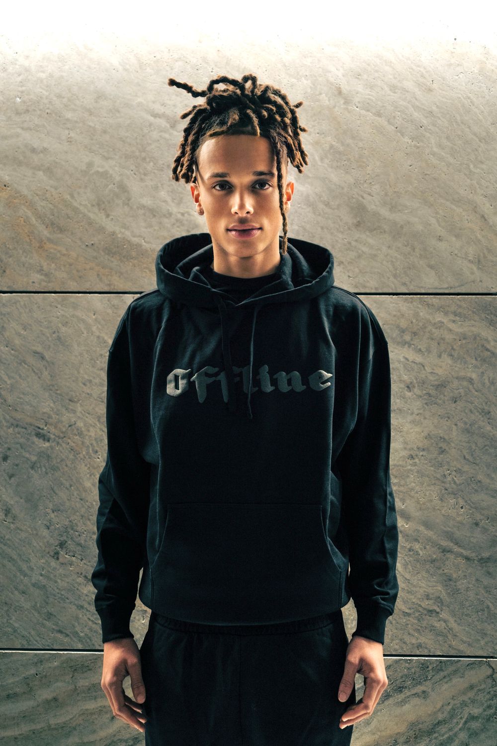 The ARTY Hoodie Black PUFF 3D Print