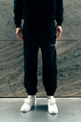 The ARTY Jogger Black 3D PUFF Print