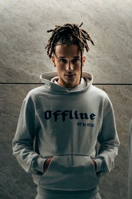 The OFFLINE Heavy Hoodie ASH GREY
