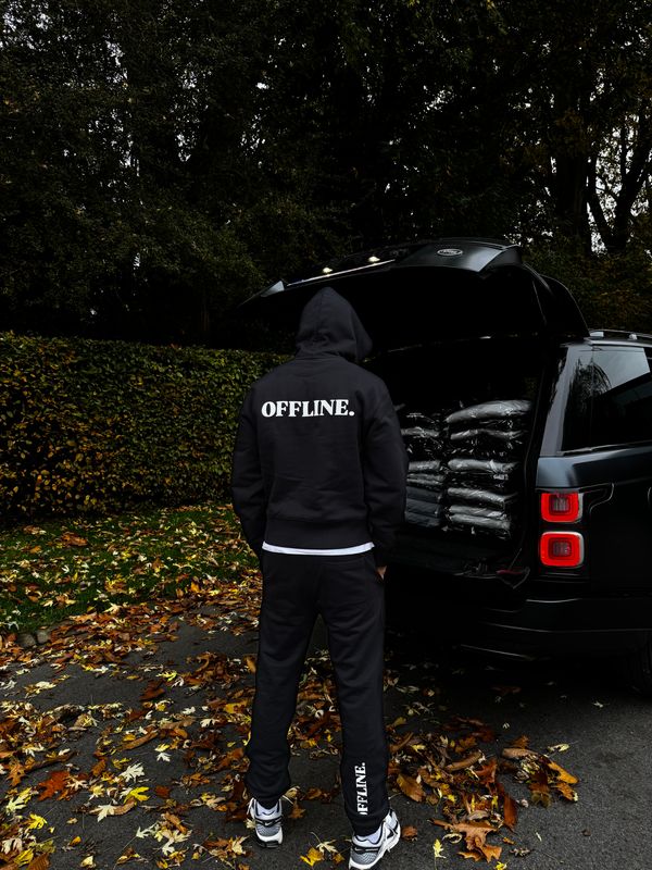 The ART Heavy Hoodie Black PUFF 3D Print