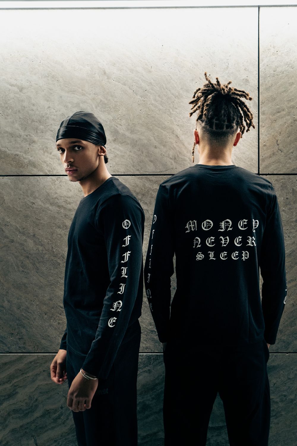 The MONEY NEVER SLEEP T-Shirt BLACK