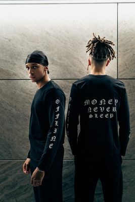 The MONEY NEVER SLEEP T-Shirt BLACK