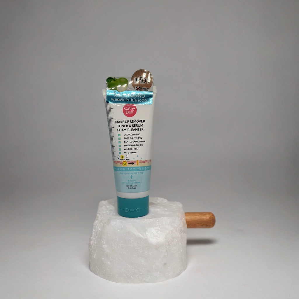 Toner &amp; serum foam cleanser