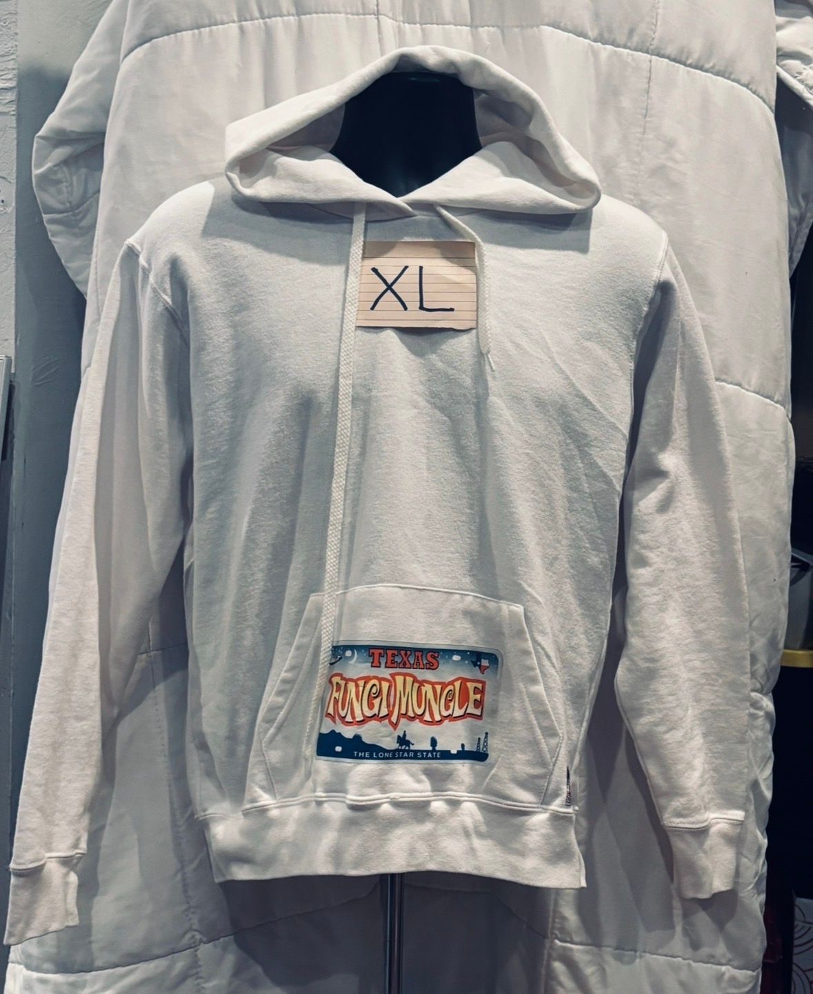 SIR XLarge Kids Unisex Texas White Hoodie