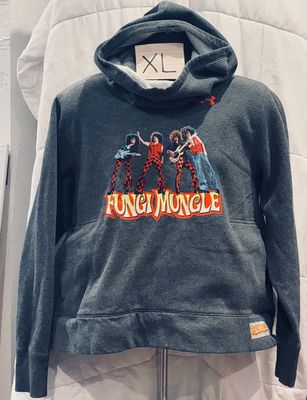 SIR XLarge Kids Unisex Vintage Dark Grey Hoodie