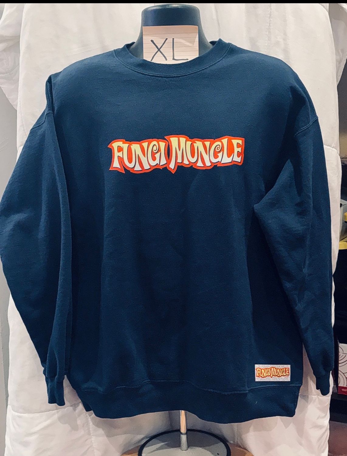 SIR XLarge Unisex Backdrop Black Sweatshirt