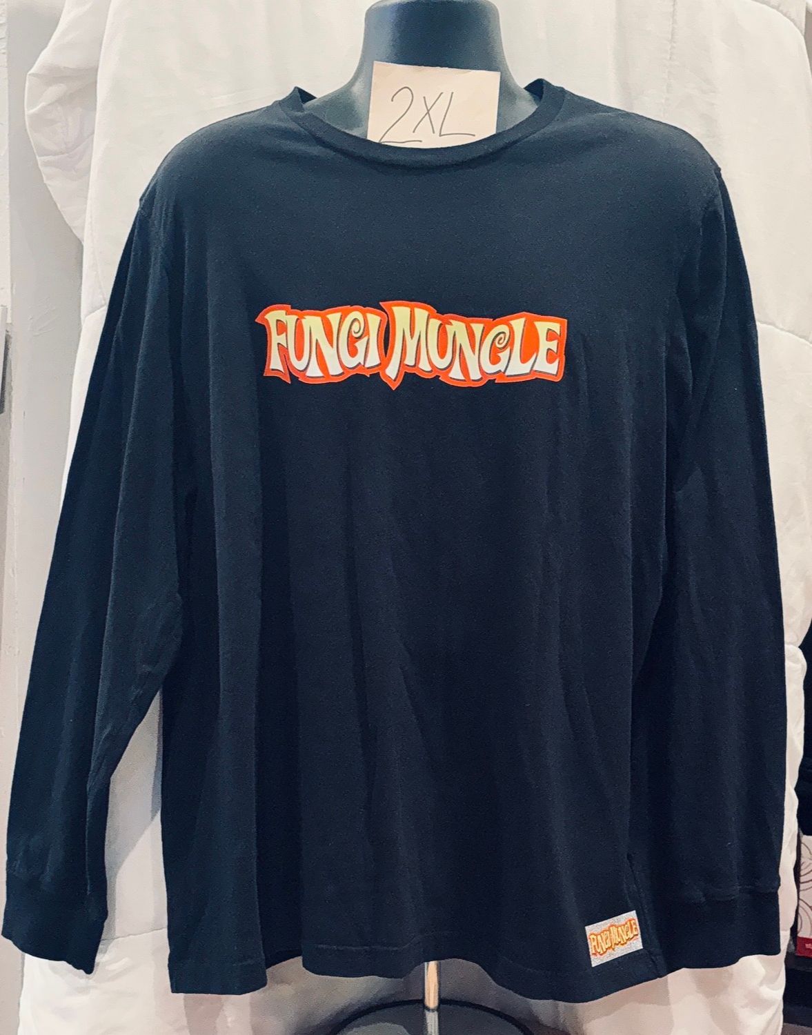 SIR 2XL Unisex Black Backdrop Long Sleeve