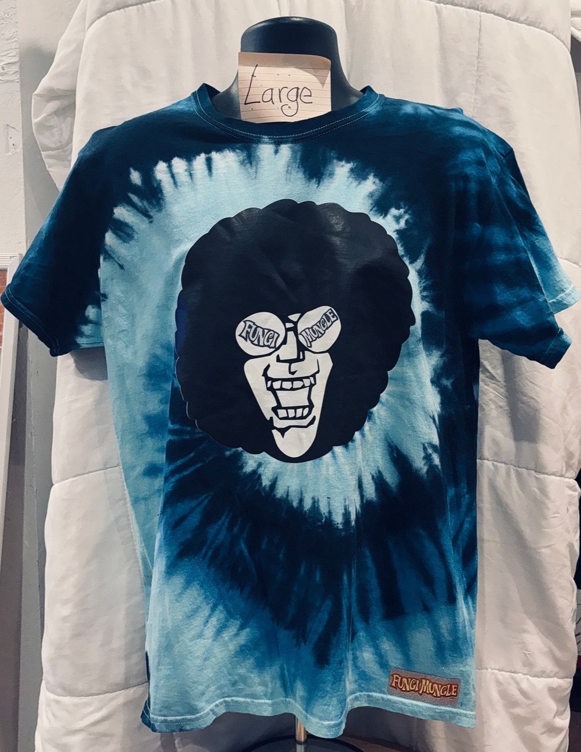 SIR Large Unisex Tie Dye Navy Blue/Baby Blue Frocephus