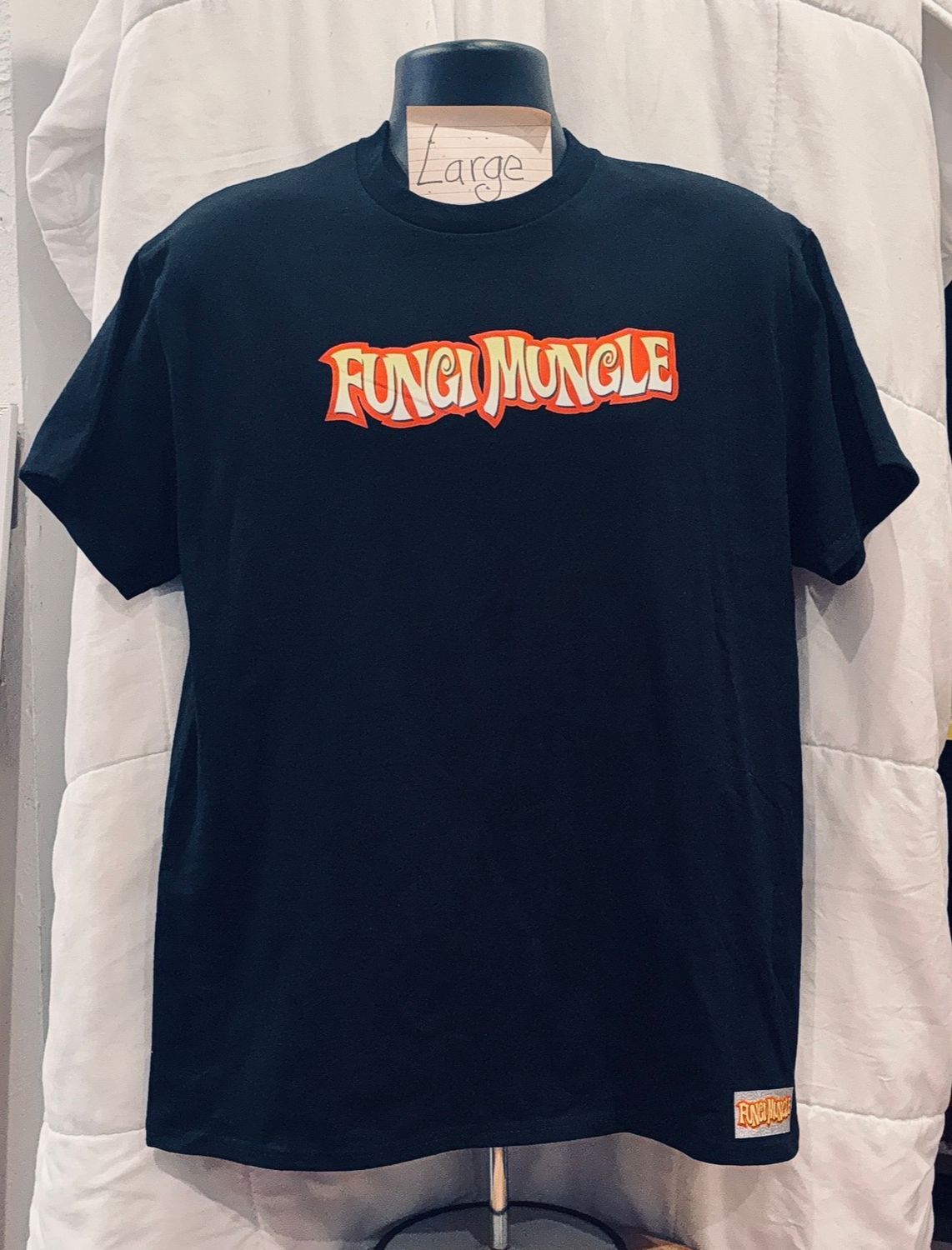 Large Unisex Black Backdrop - stock