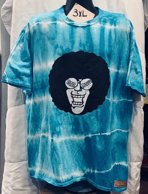 3XLarge Unisex Tie Dye Baby Blue Frocephus - stock