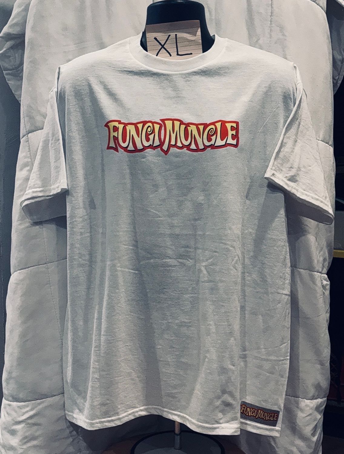 XLarge Unisex White Backdrop - stock