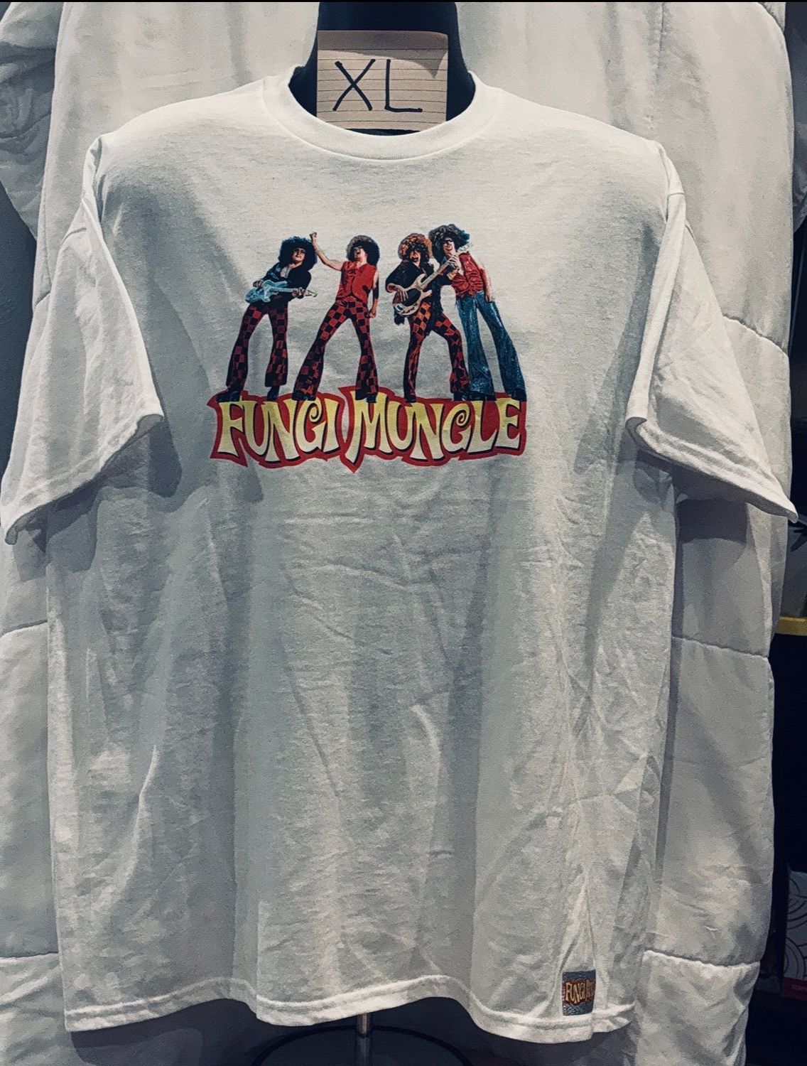 XLarge Unisex Vintage White - stock