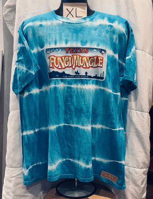 XLarge Unisex Turquise Tie Dye Texas - stock