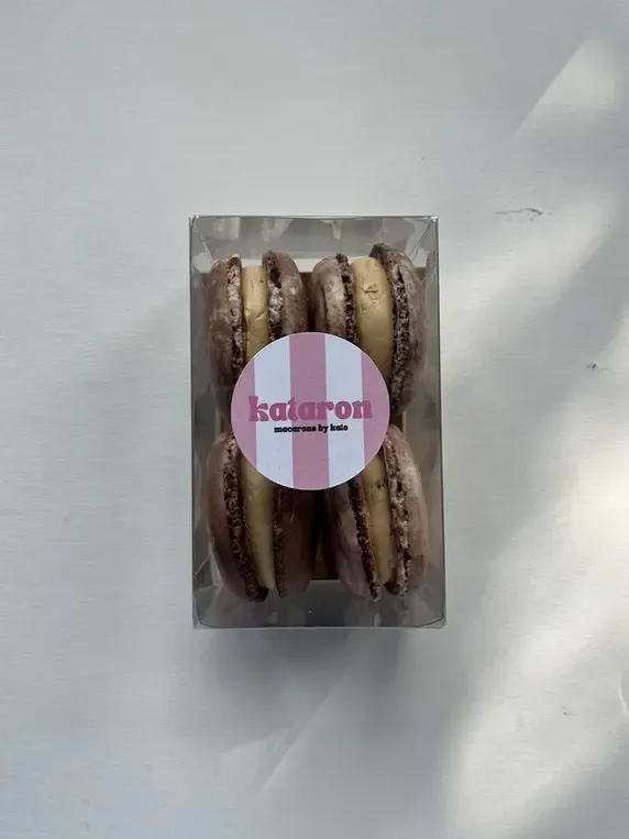 Koffie - doosje van 4 macarons