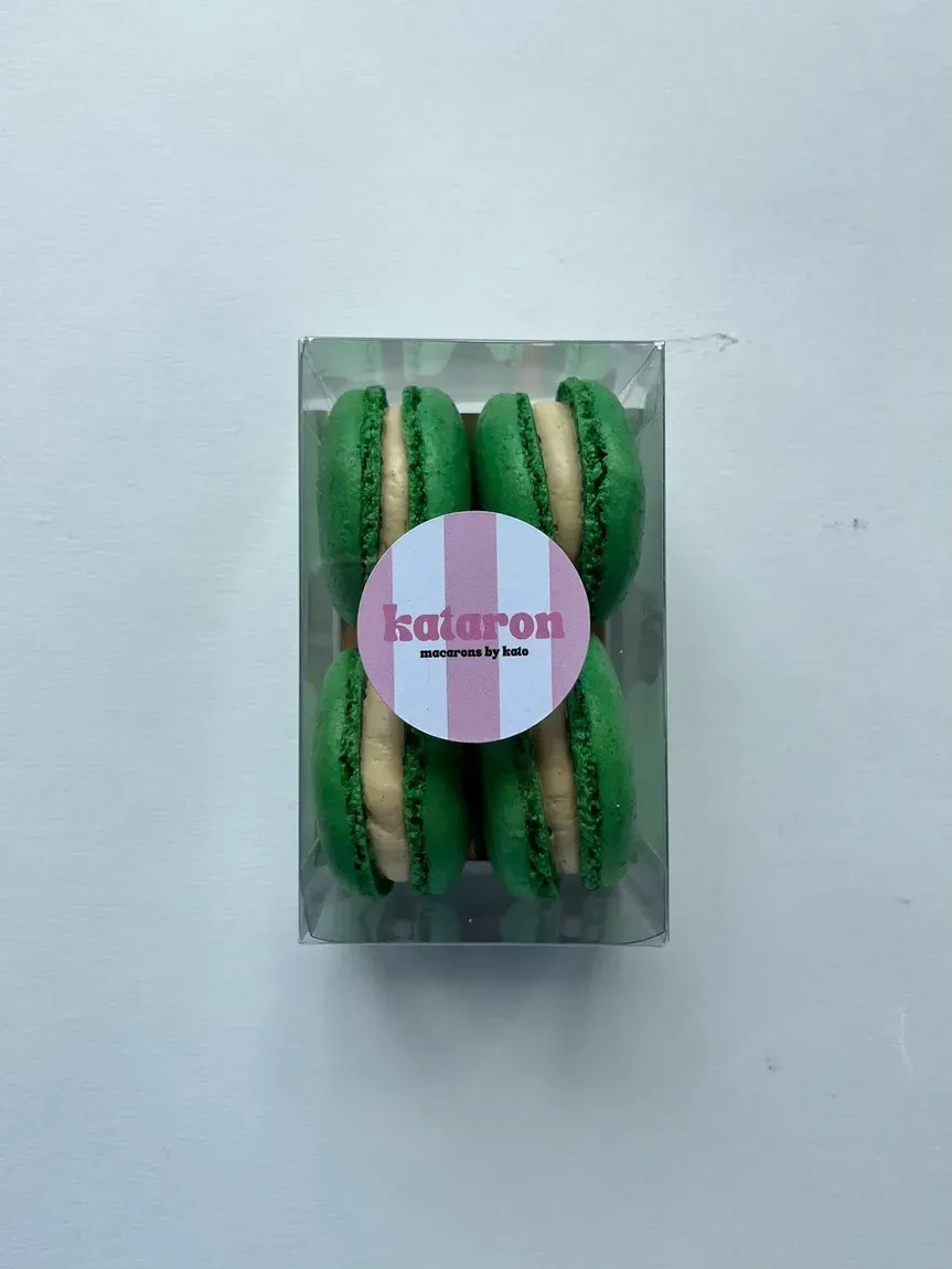 Pistache - doosje van 4 macarons