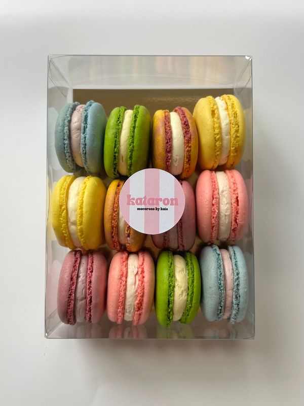 Fruitjes - doosje van 12 macarons