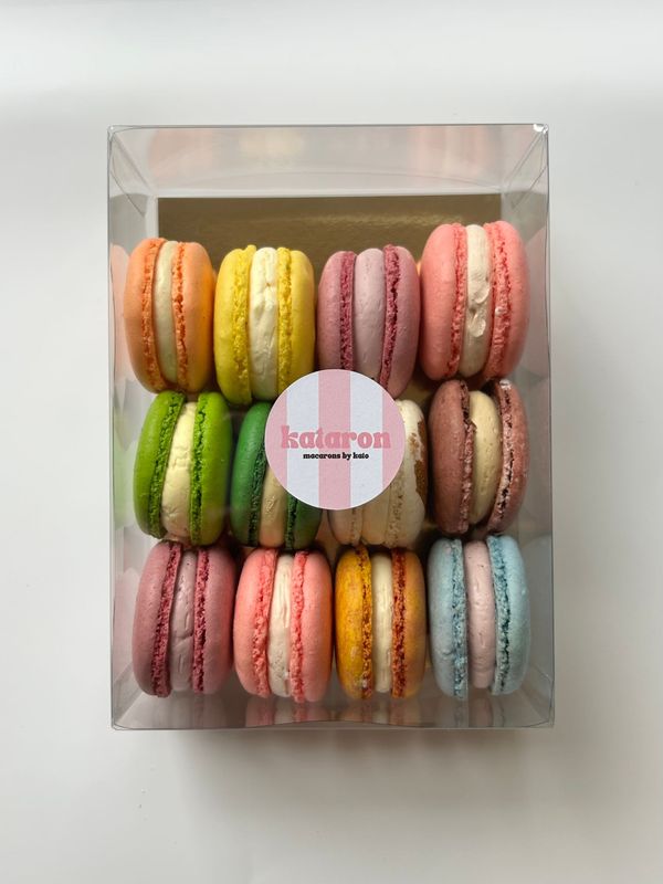 Deluxe - doosje van 12 macarons