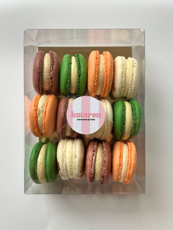 Klassiekers - doosje van 12 macarons