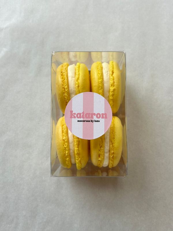 Citroen - doosje van 4 macarons