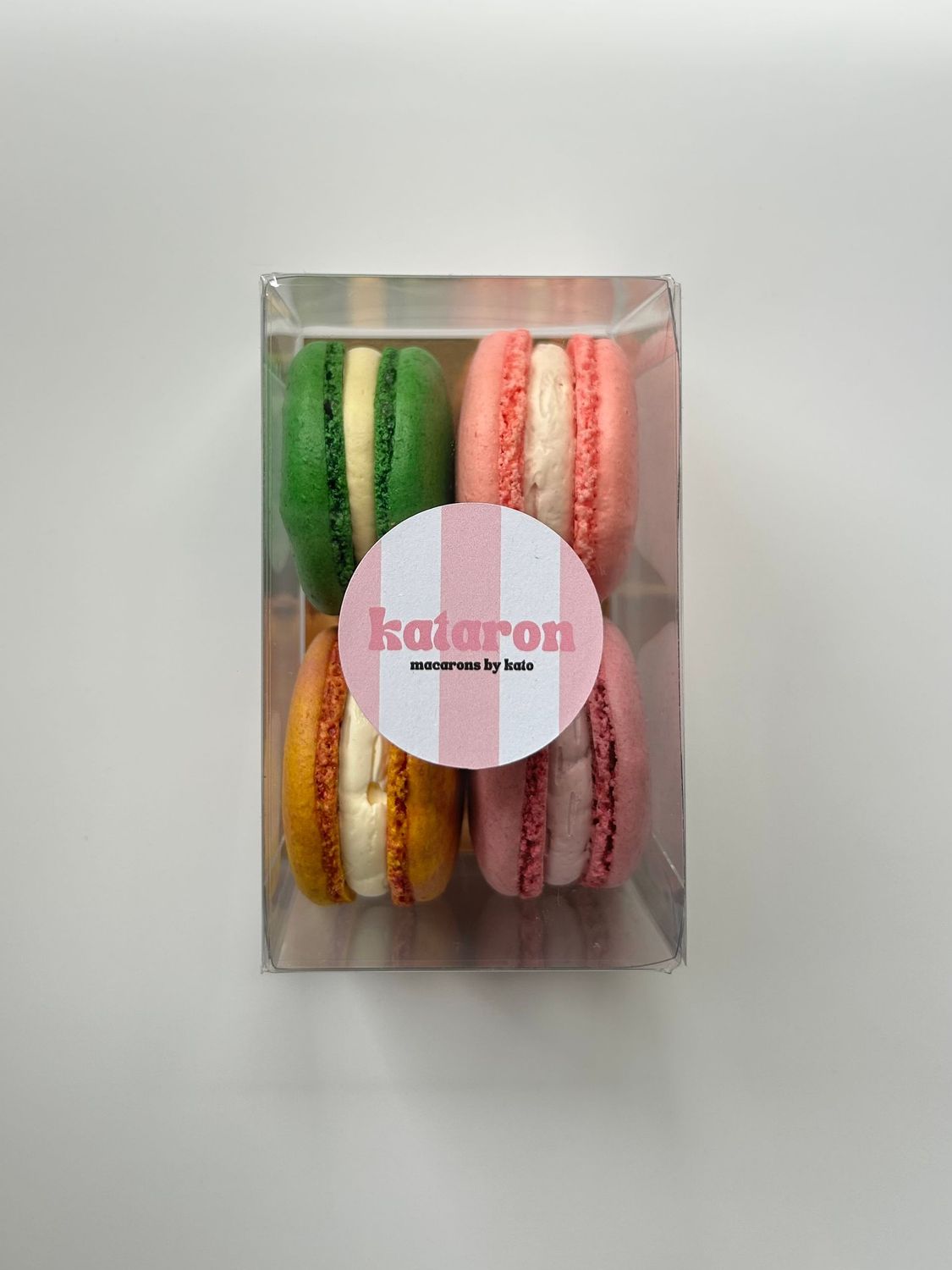 Kato's favorites - doosje van 4 macarons