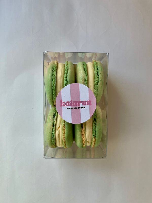 Gember - limoen - doosje van 4 macarons