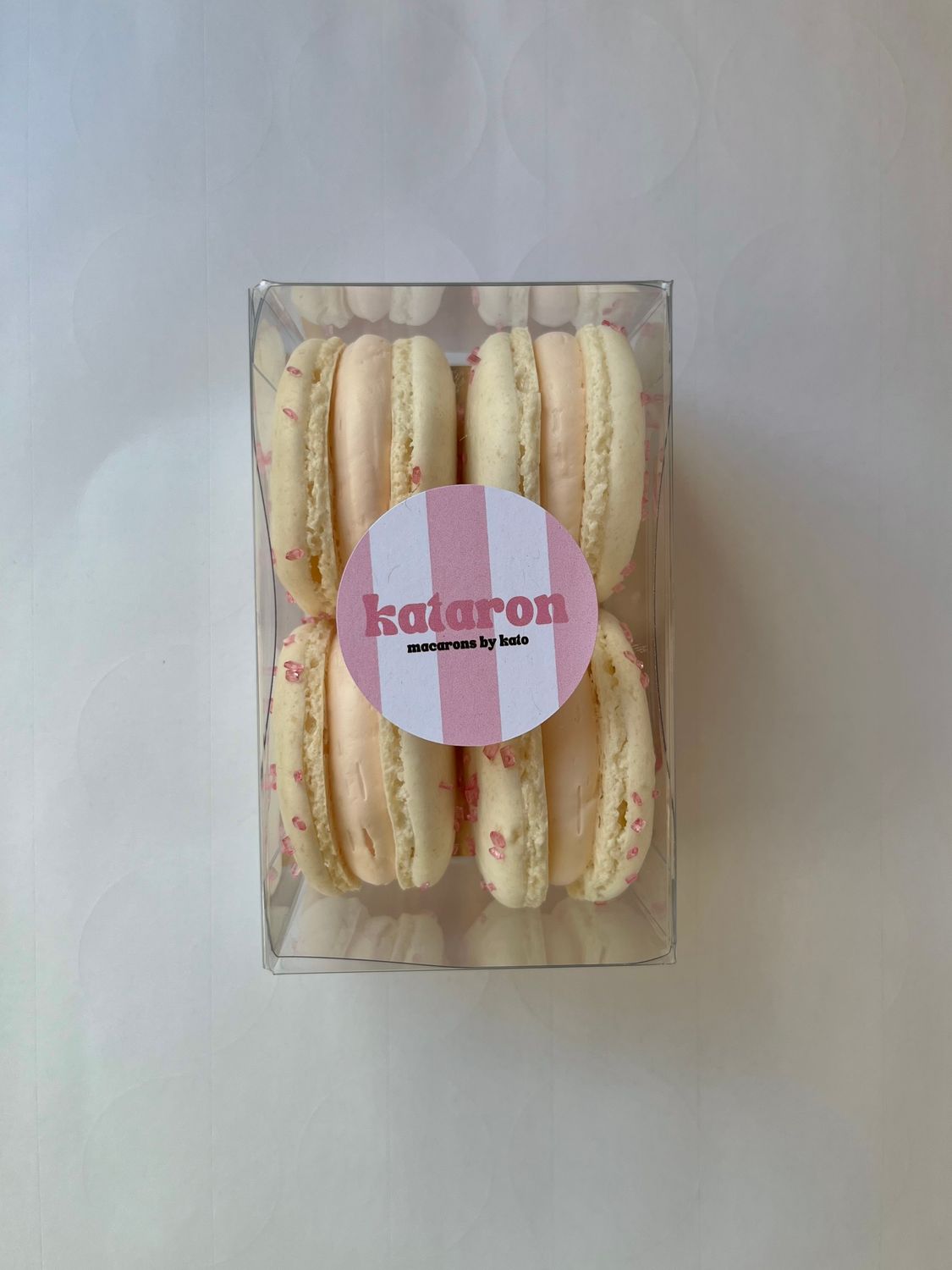 Bubblegum - doosje van 4 macarons