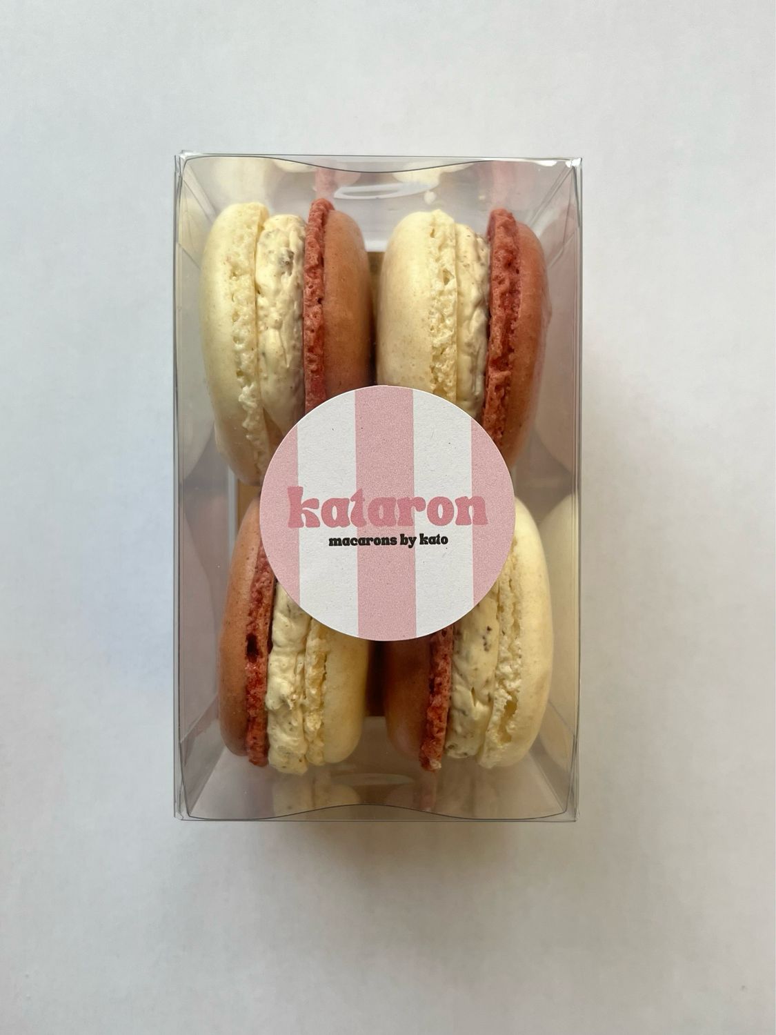 Kastanje - doosje van 4 macarons