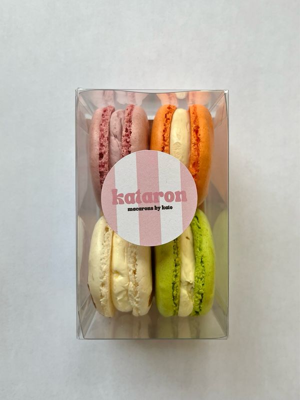Nina's favorites - doosje van 4 macarons