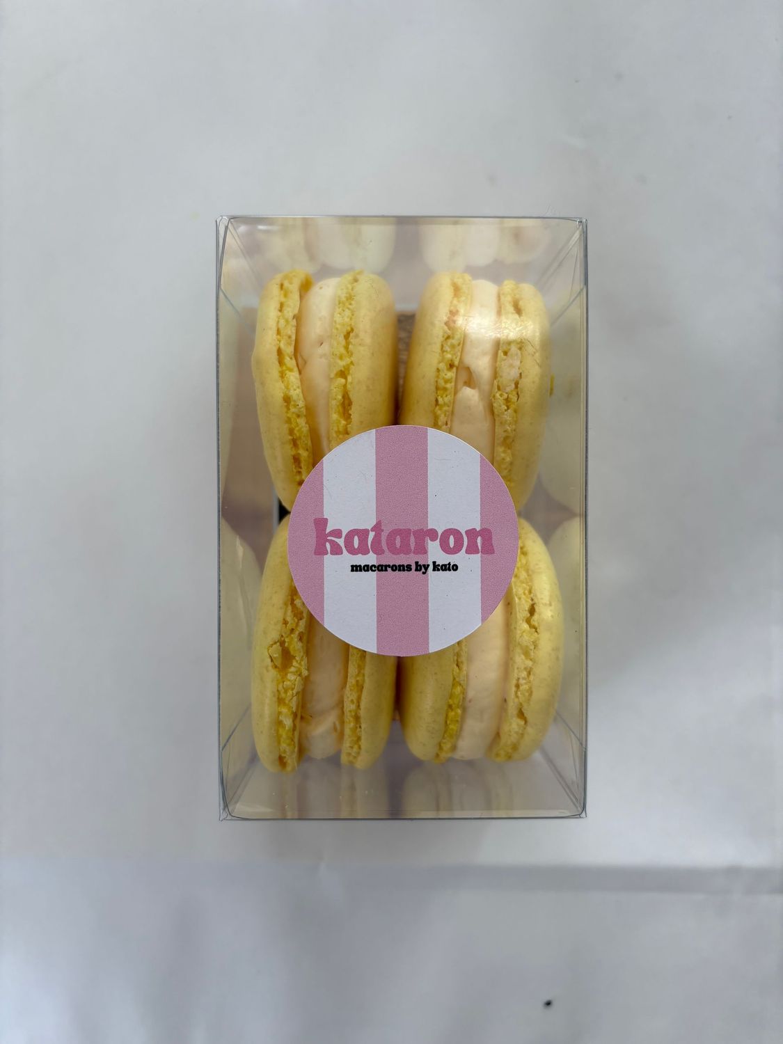 Citroen - doosje van 4 macarons