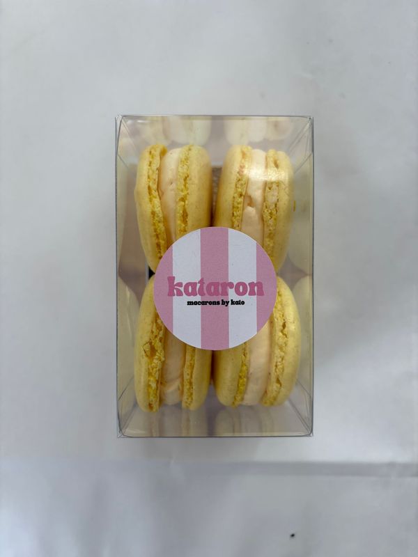 Citroen - doosje van 4 macarons