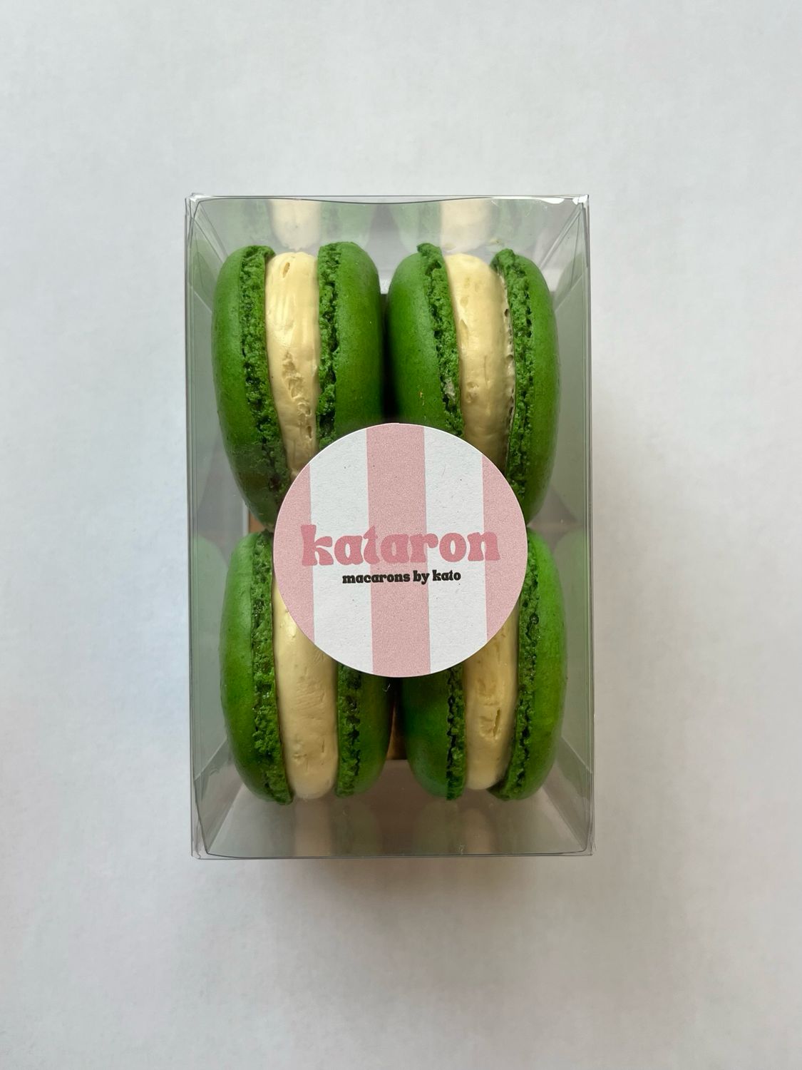 Pistache - doosje van 4 macarons