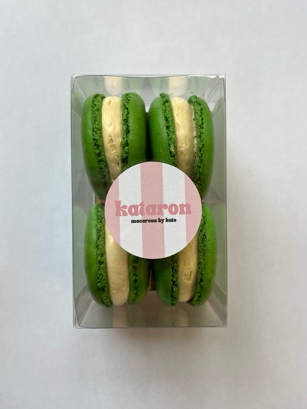 Pistache - doosje van 4 macarons