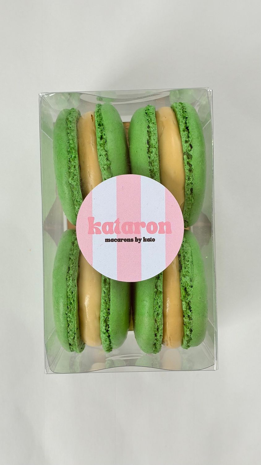 PISTACHE - doosje van 4 macarons PISTACHE - doosje van 4 macarons