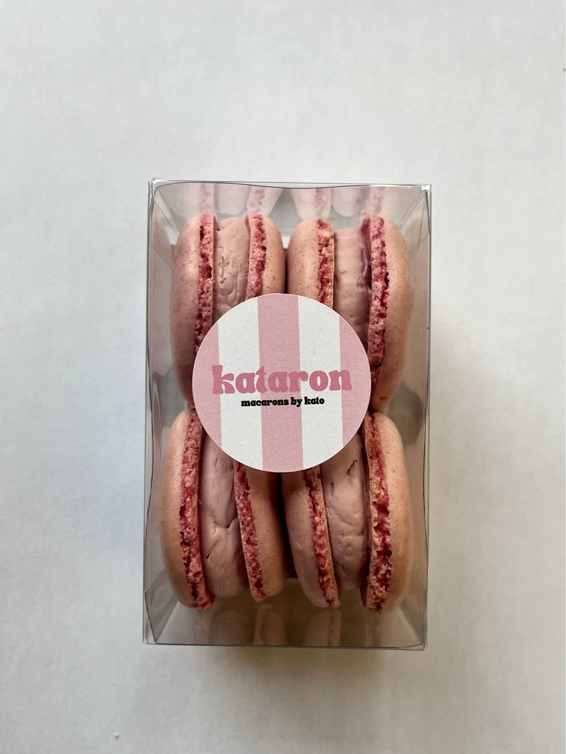 Kers - doosje van 4 macarons
