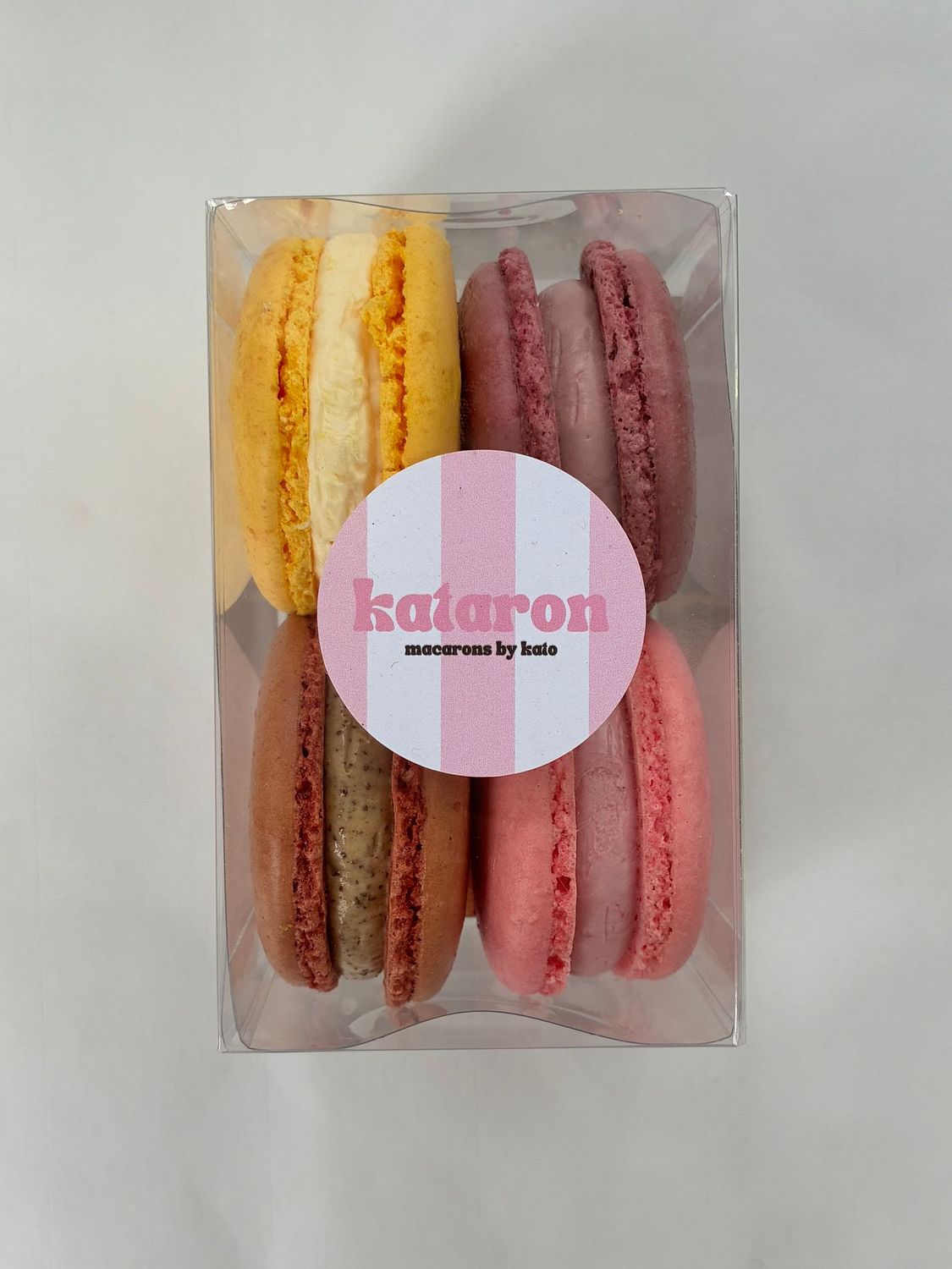 KATO'S FAVORITES - doosje van 4 macarons KATO'S FAVORITES - doosje van 4 macarons