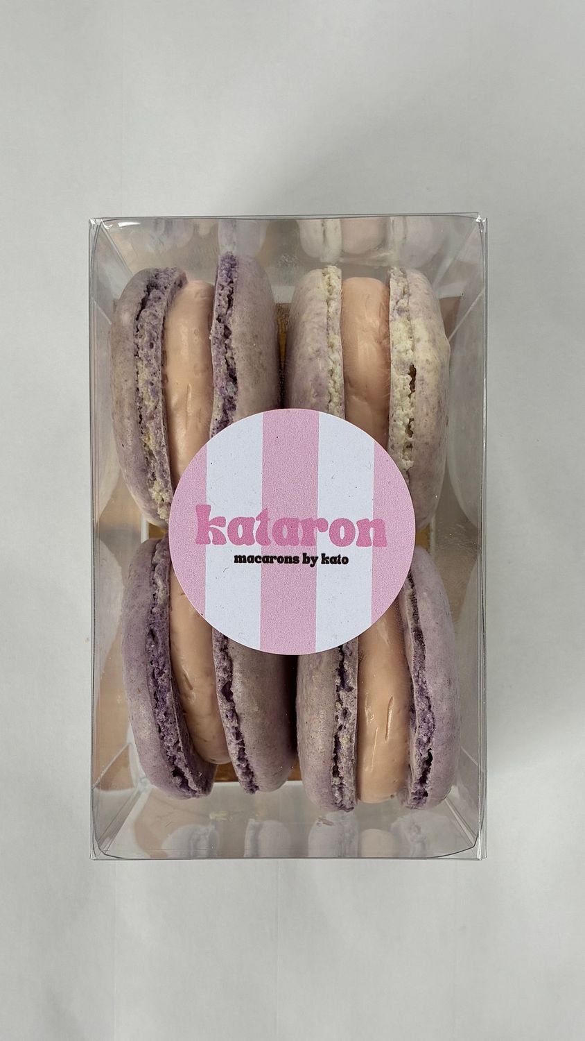 CUBERDON - doosje van 4 macarons CUBERDON - doosje van 4 macarons